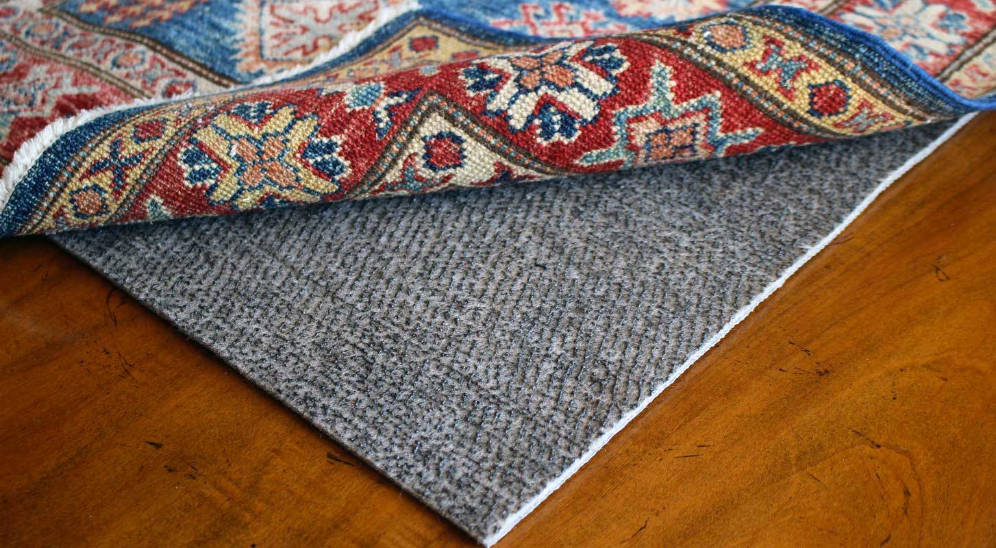Oriental Rug Pad for Hardwood Floors - Rubber Felt Pad